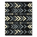 Monochromatic Chevron Arrow Geo Graphic Rug