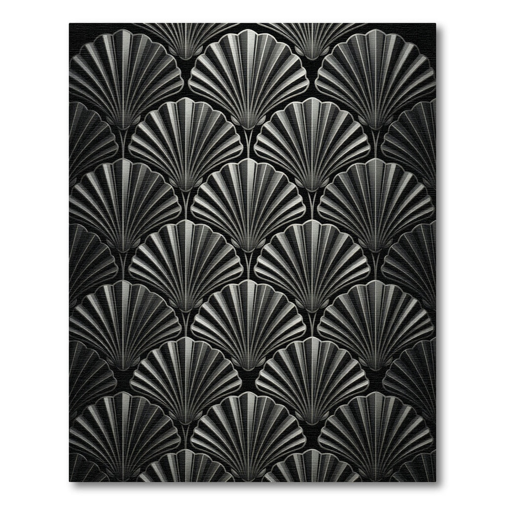 Art Deco Fan Shell Composition Rug