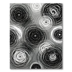 Monochromatic Scribble Swirls Rug