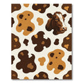 Brown Dairy Cow Spot Landscape Rug
