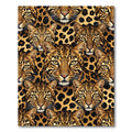 Golden Leopard Spots Wildlife Rug