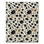 Modern Earthy Pebble Spotted Ink Rug