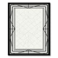 Monochrome Art Deco Geometric Frame Rug