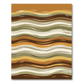 Warm Toned Organic Streaks Rug