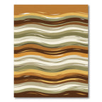 Warm Toned Organic Streaks Rug