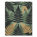 Lush Sage Golden Fern Foliage Rug