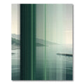 Modern Forest Gradient Vertical Stripe Rug