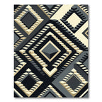 Optical Illusion Stairs Geometric Rug