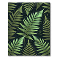 Lush Green Fern Botanical Repeat Rug