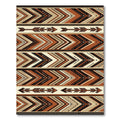 Earthy Southwestern Chevron Arrow Stripe Rug