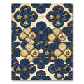 Celestial Navy Gold Nautical Constellation Rug