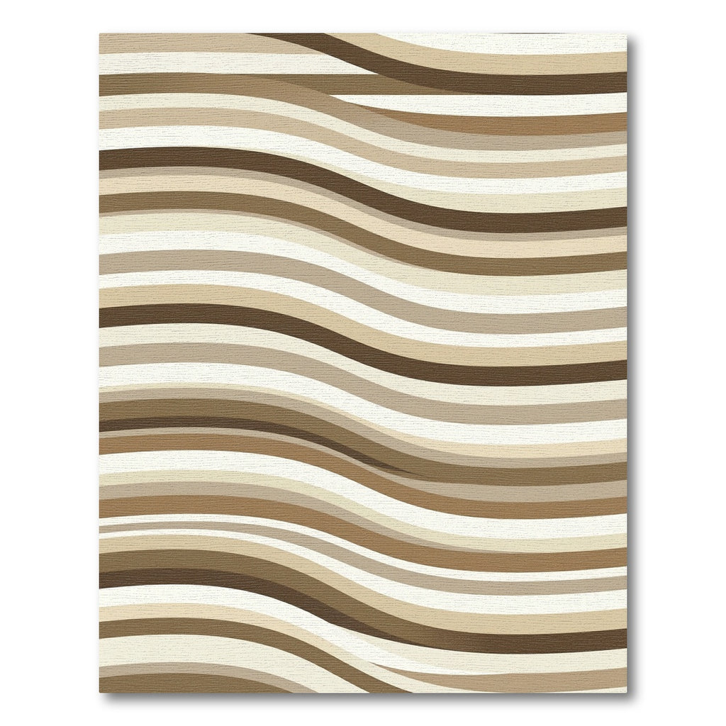 Shifting Sandy Dune Waves Rug