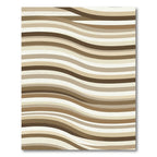 Shifting Sandy Dune Waves Rug