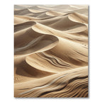 Golden Sandy Dune Swirls Rug