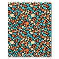 Colorful Terrazzo Speckled Mosaic Abstract Rug