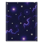 Cosmic Purple Swirl Galaxy Rug