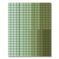 Sage Green Faded Grid Rug