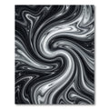 Monochromatic Swirl Paint Blend Rug