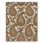 Classic Paisley Butternut Floral Scrolling Rug