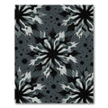 Monochromatic Spiky Floral Tonal Rug