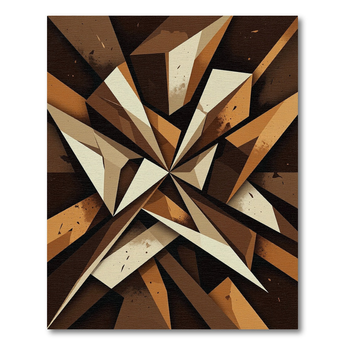 Abstract Geometric Brown Shattered Rug