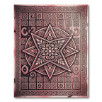 Vintage Rose Star Medallion Bordered Rug