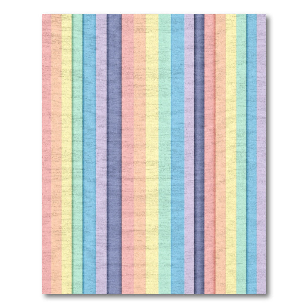 Pastel Multi Color Linear Stripe Rug