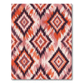 Warm Tribal Diamond Ethnic Rug