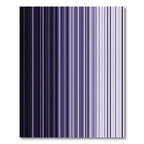 Minimalist Lavender Vertical Linear Gradient Rug