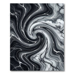 Monochromatic Swirl Marble Stone Rug