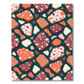 Abstract Collage Terrazzo Ochre Shapes Rug