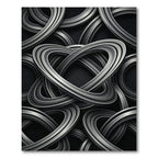 Monochromatic Intertwined Abstract Loops Rug