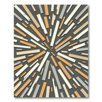 Exploding Wood Grain Abstract Rug