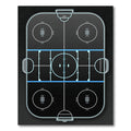 Neon Sports Arena Graphic Rug
