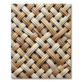 Woven Natural Tan Beige Texture Rug