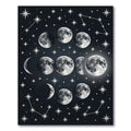 Luminous Lunar Phases Celestial Stars Rug
