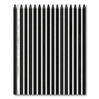 Minimalist Monochrome Vertical Striped Art Rug