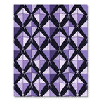 Lavender Geometric Kite Mosaic Rug