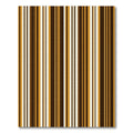 Modern Earthy Ochre Brown Striped Rug