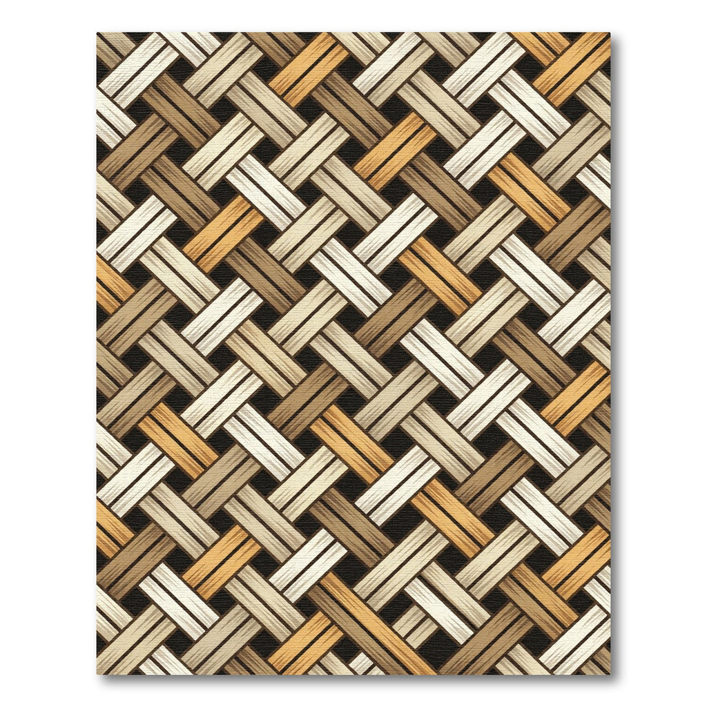 Woven Earthy Texture Herringbone Rug