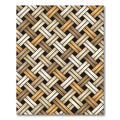 Woven Earthy Texture Herringbone Rug