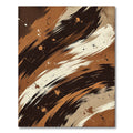 Earthy Splatter Brush Stroke Rug