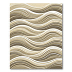 Sandy Dune Abstract Wave Design Rug