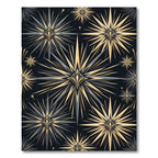Art Deco Golden Sunburst Astral Accent Rug