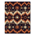 Tribal Sun Arrow Zigzag Rug