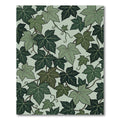 Green Leaf Vines Art Nouveau Rug