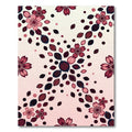 Cherry Blossom Pink Deep Red Accents Rug