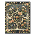 Ornate Peach Blossom Birds Butterflies Rug