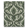 Elegant Forest Green Acanthus Scroll Rug