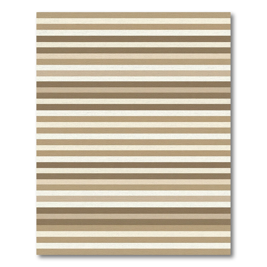 Neutral Earthy Tones Striped Abstraction Rug